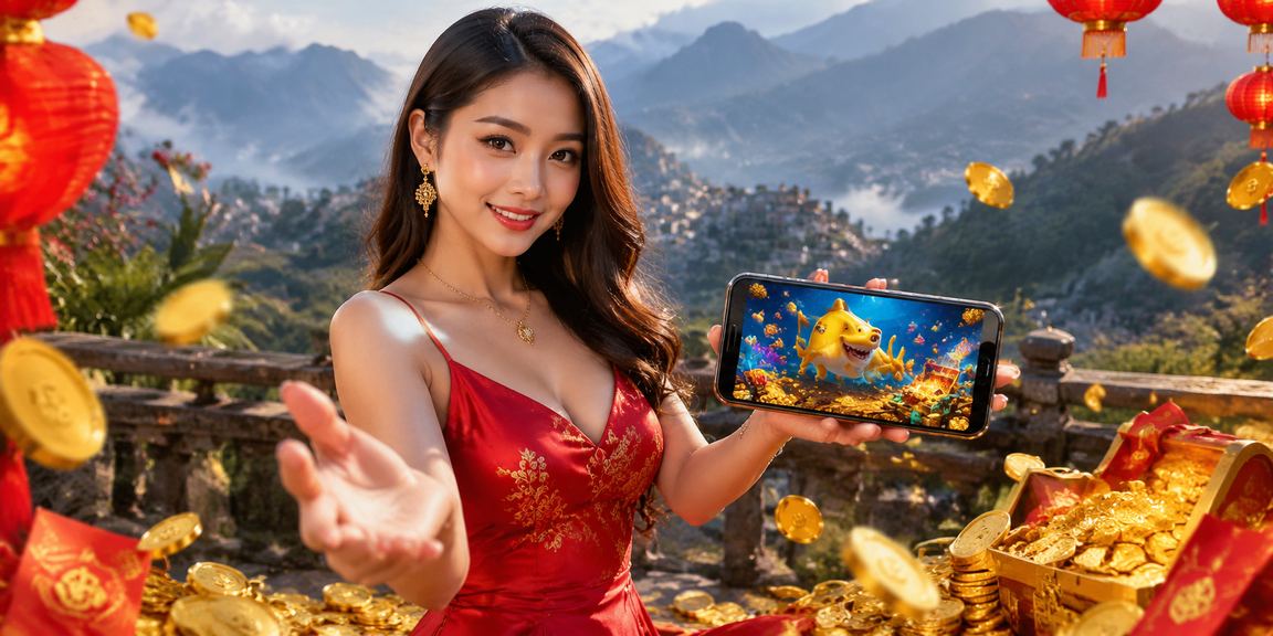 Người chơi tại Sapa tham gia xổ số trực tuyến với bao lì xì đỏ và đèn lồng may mắn